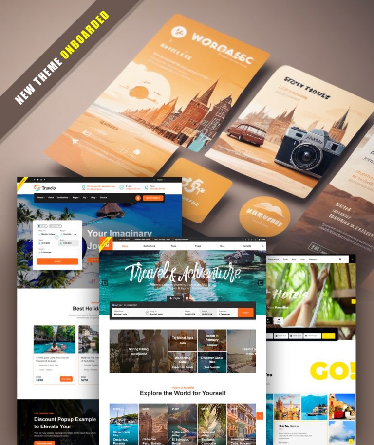 Change WordPress themes for new looks website