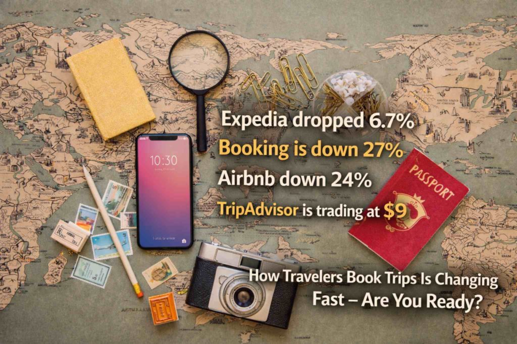 Expedia Down, Booking Slumps, Airbnb Drops – AI Is Changing How Travelers Book Trips