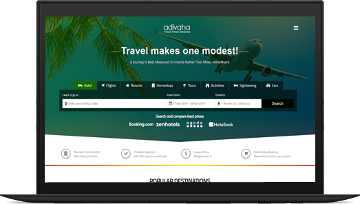 Build your Tourism Website with Adivaha