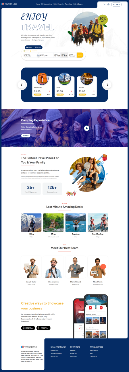white label travel portal, travel website designs ideas, best travel website designs