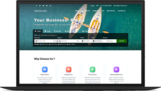 white label templates, adivaha white label travel portal, white label travel portal