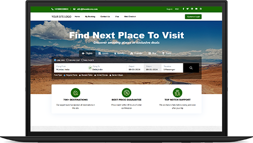 white label templates, adivaha white label travel portal, white label travel portal