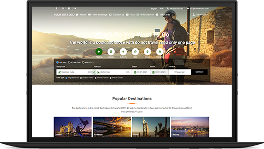 White Label Travel Portal Demo