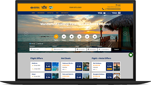 Adivaha White Label Travel Portal