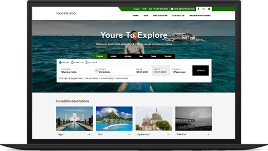 white label templates, adivaha white label travel portal, white label travel portal
